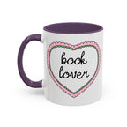 Book Lover Coffee Mug with Heart - Che Cose Belle