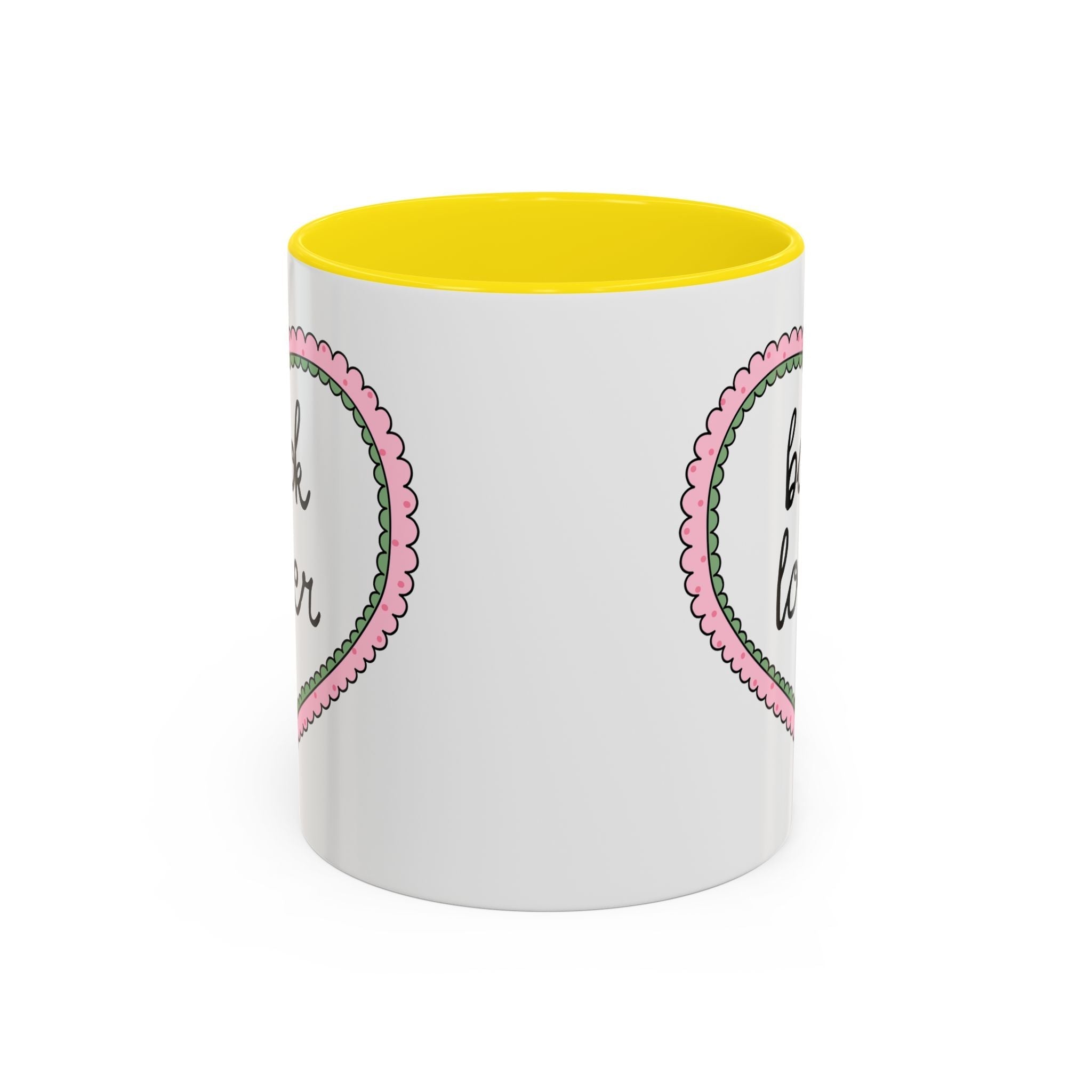 Book Lover Coffee Mug with Heart - Che Cose Belle