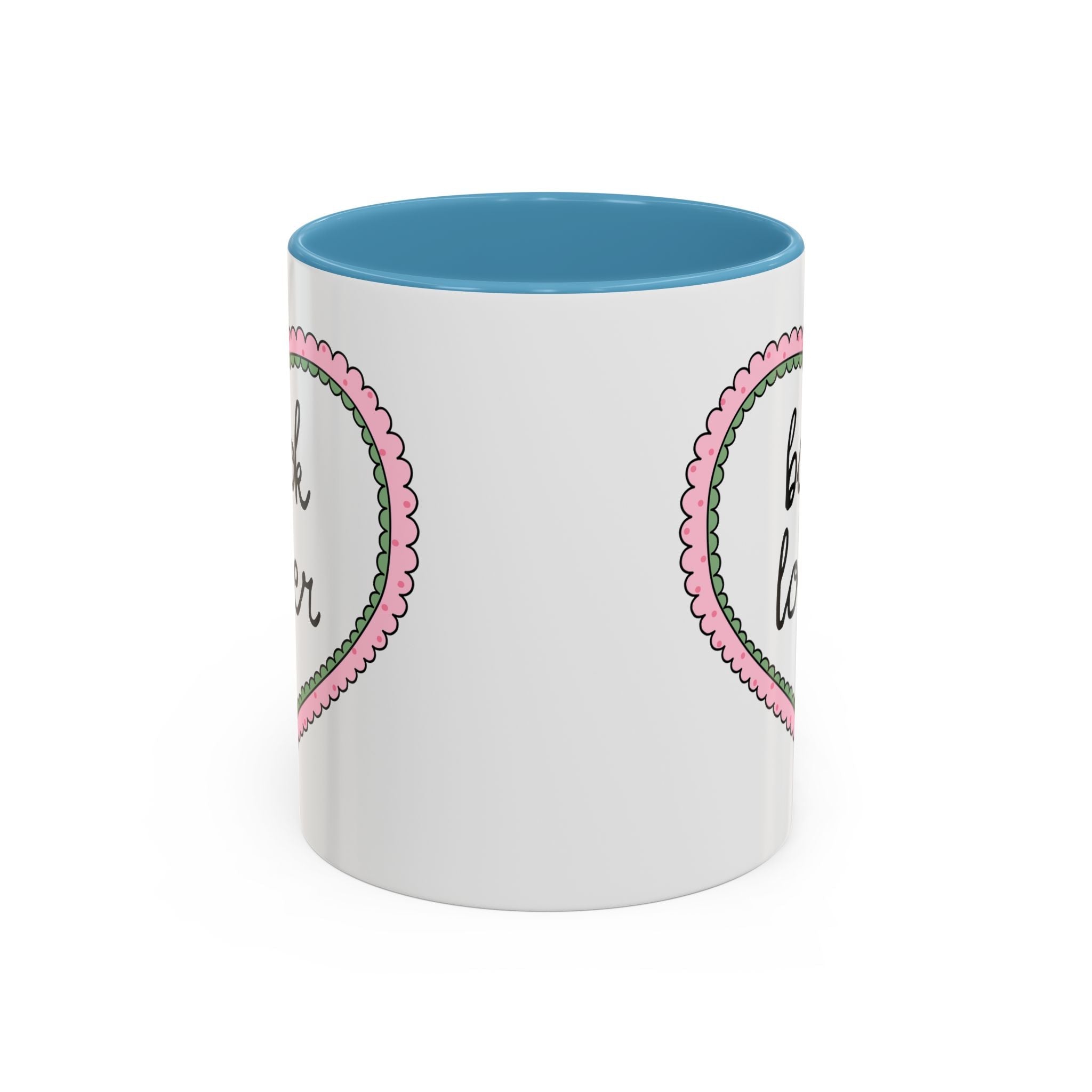 Book Lover Coffee Mug with Heart - Che Cose Belle