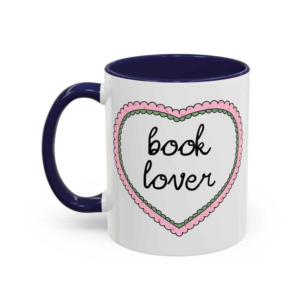 Book Lover Coffee Mug with Heart - Che Cose Belle