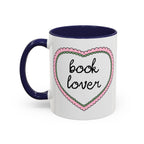 Book Lover Coffee Mug with Heart - Che Cose Belle