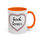 Book Lover Coffee Mug with Heart - Che Cose Belle