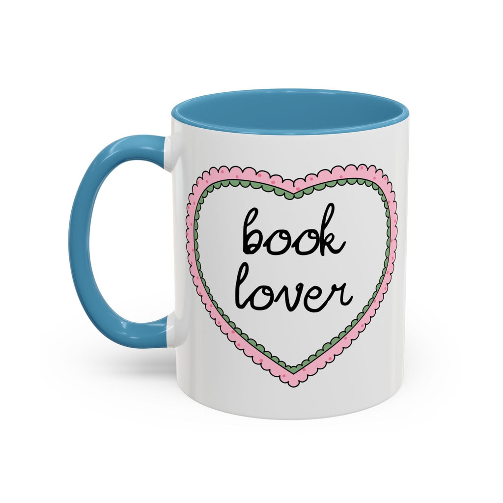 Book Lover Coffee Mug with Heart - Che Cose Belle