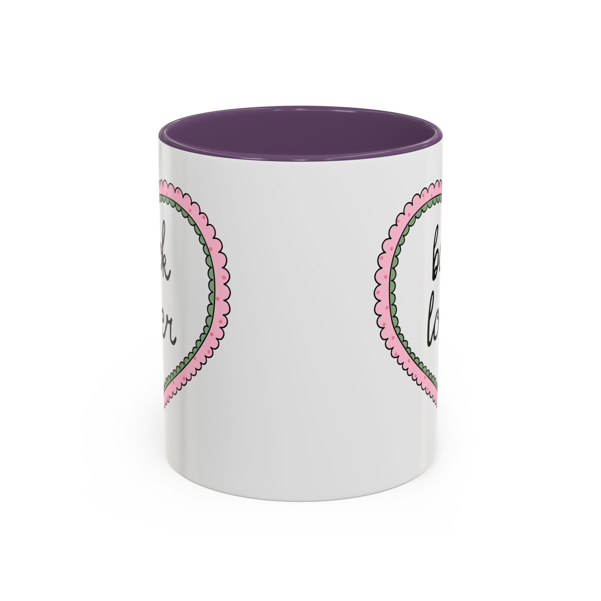 Book Lover Coffee Mug with Heart - Che Cose Belle