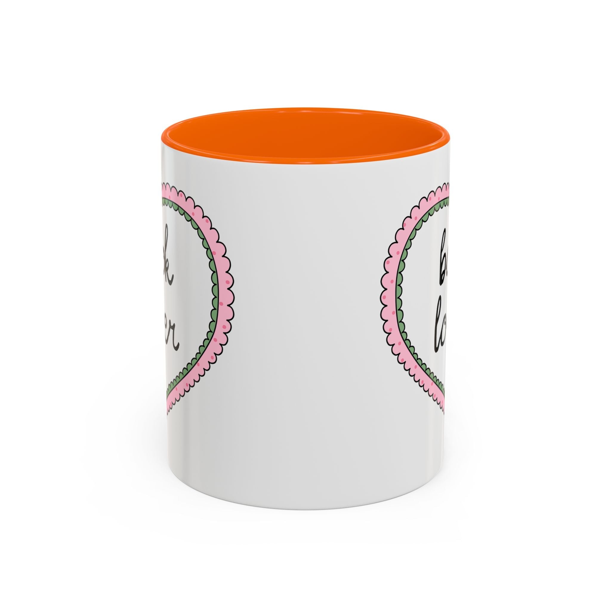 Book Lover Coffee Mug with Heart - Che Cose Belle