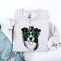 Border Collie, Adorable Dog, St Patrick's Day, Lucky, Irish Sweatshirt - Che Cose Belle
