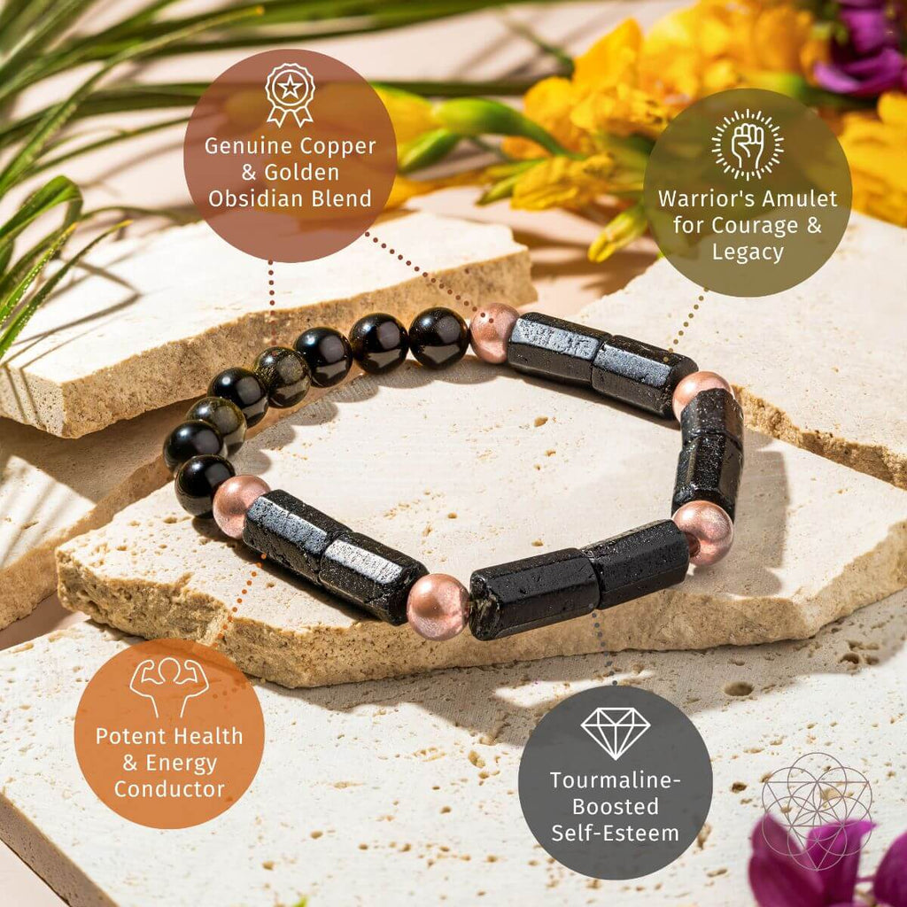Born to Thrive - Copper Bracelet of Power - Che Cose Belle