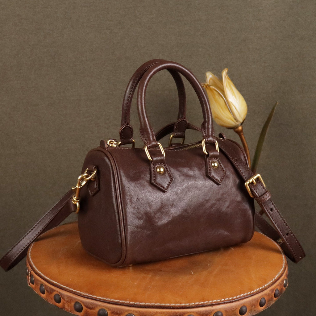 Boston-style Sophisticated Niche-design Vintage Handbag - Che Cose Belle
