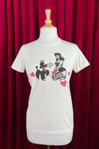 Bound To You Fitted Tee in Ivory LARGE - Che Cose Belle