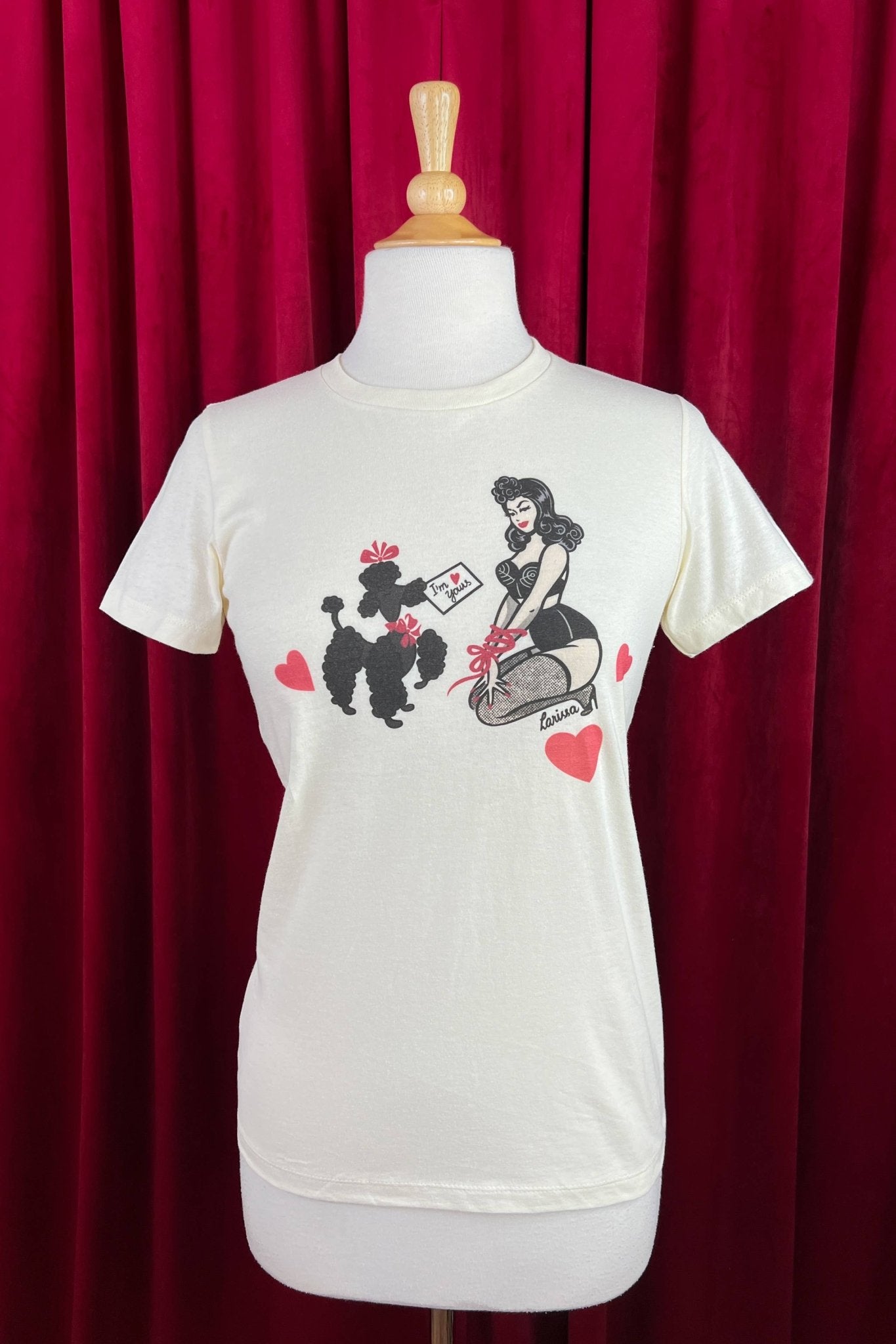 Bound To You Fitted Tee in Ivory LARGE - Che Cose Belle