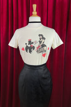 Bound To You Fitted Tee in Ivory LARGE - Che Cose Belle