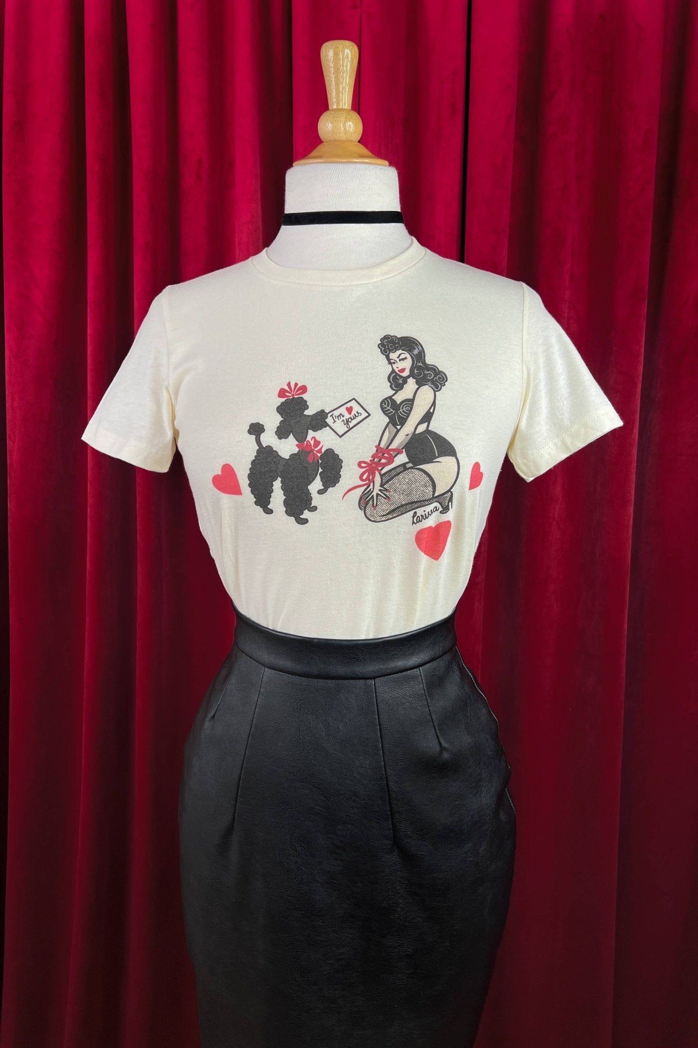Bound To You Fitted Tee in Ivory LARGE - Che Cose Belle