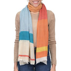Boundless Colorblock Scarf - Orange - Che Cose Belle