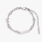 Bow Chain Double Strand Bracelet - Che Cose Belle