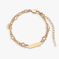 Bow Chain Double Strand Bracelet - Che Cose Belle