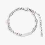 Bow Chain Double Strand Bracelet