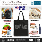 Boy Dad Varsity Tote Bag, Father's Day Gift Shopper - Che Cose Belle