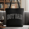 Boy Dad Varsity Tote Bag, Father's Day Gift Shopper - Che Cose Belle