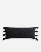Braided Pom Pom Lumbar Pillow - Che Cose Belle