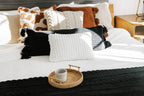 Braided Pom Pom Lumbar Pillow - Che Cose Belle