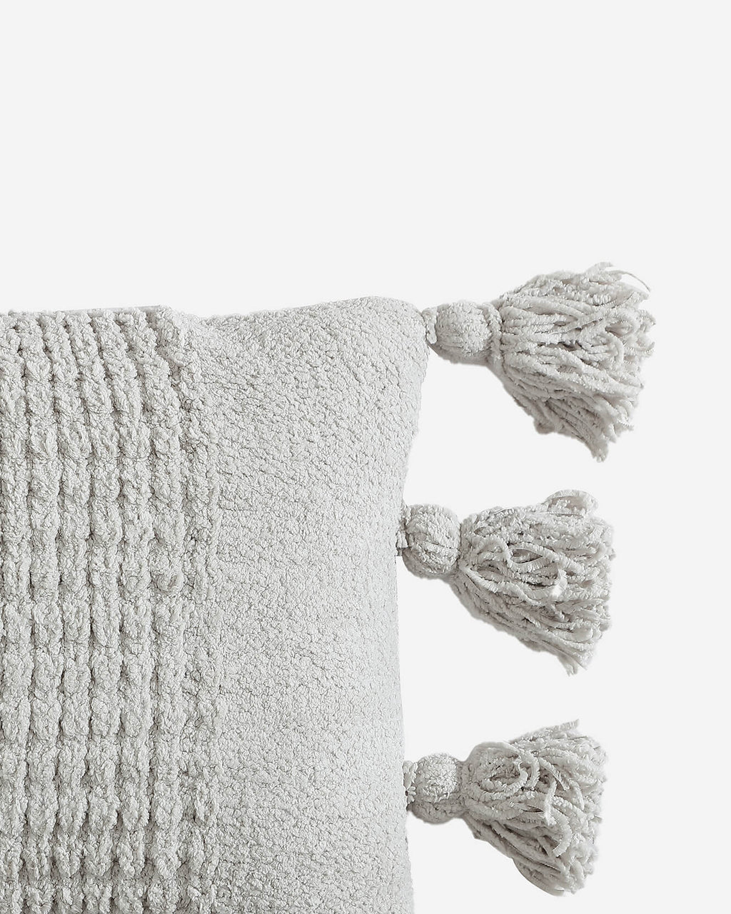 Braided Pom Pom Lumbar Pillow - Che Cose Belle