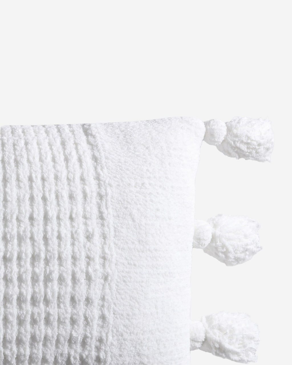Braided Pom Pom Lumbar Pillow - Che Cose Belle