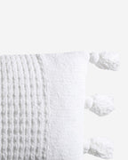 Braided Pom Pom Lumbar Pillow - Che Cose Belle