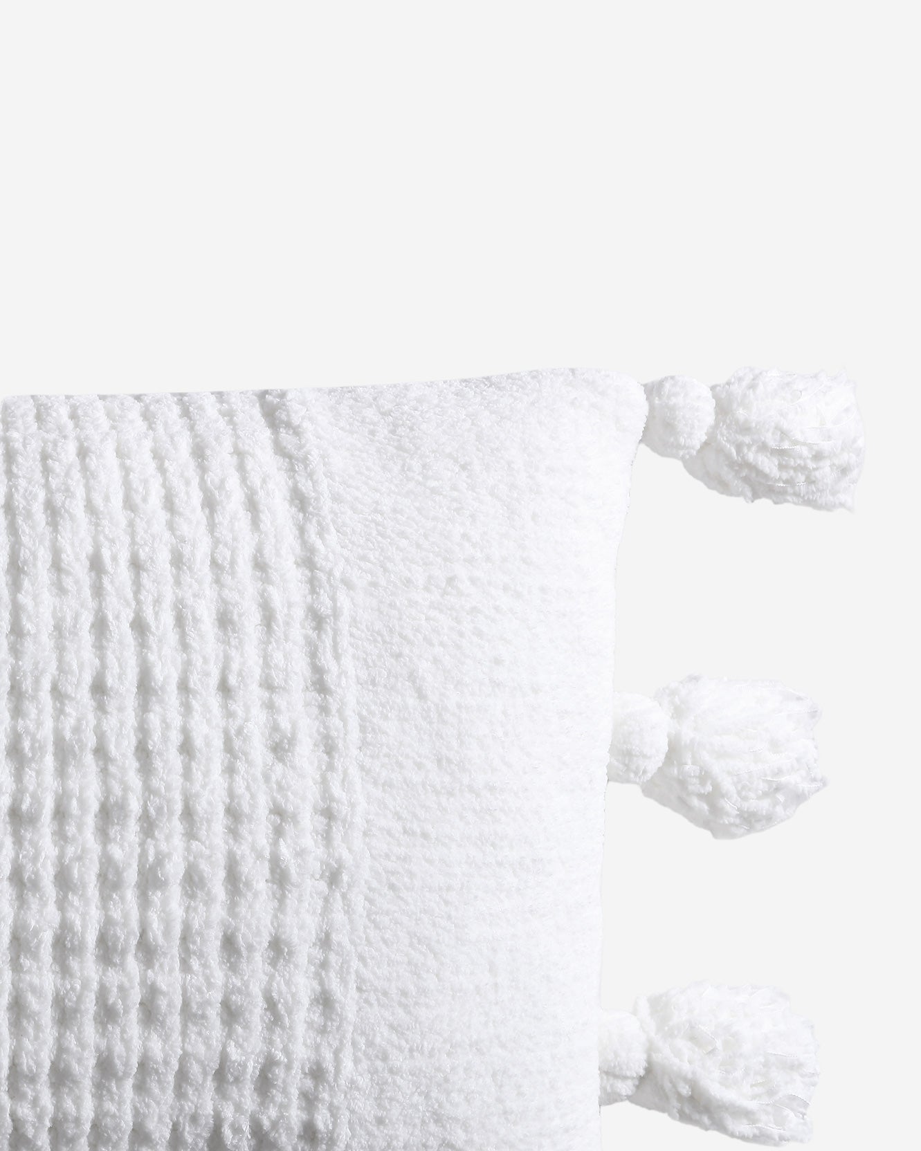 Braided Pom Pom Lumbar Pillow - Che Cose Belle