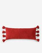 Braided Pom Pom Lumbar Pillow - Che Cose Belle