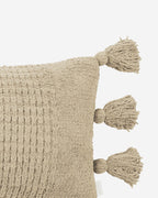 Braided Pom Pom Lumbar Pillow - Che Cose Belle