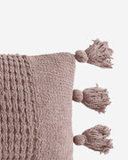 Braided Pom Pom Lumbar Pillow - Che Cose Belle