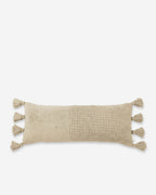 Braided Pom Pom Lumbar Pillow - Che Cose Belle