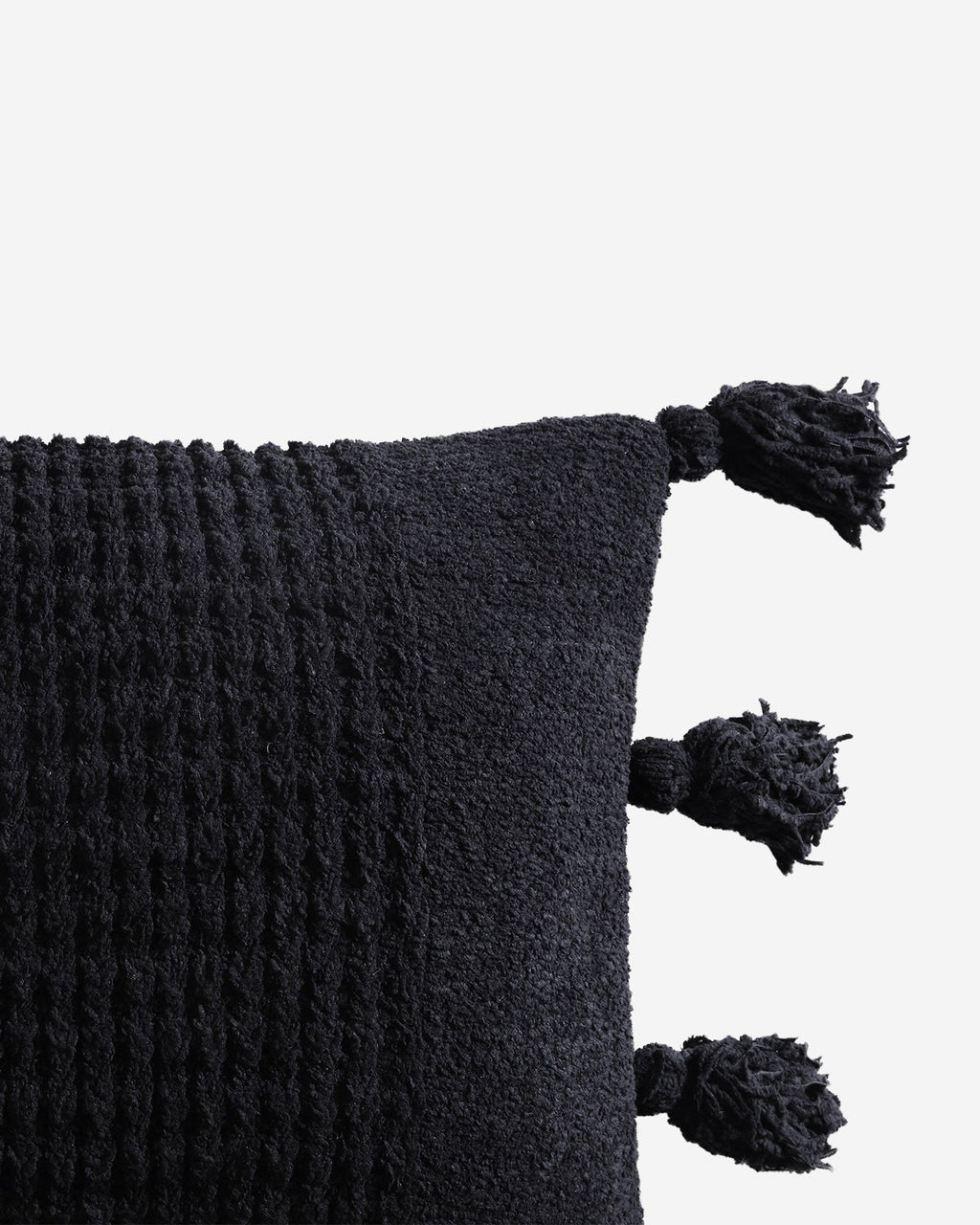 Braided Pom Pom Lumbar Pillow - Che Cose Belle