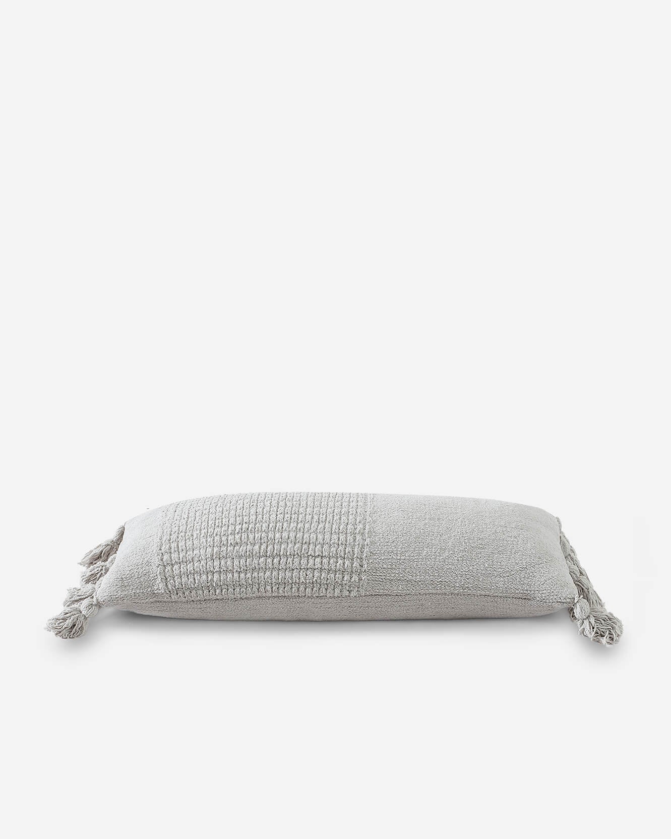 Braided Pom Pom Lumbar Pillow - Che Cose Belle