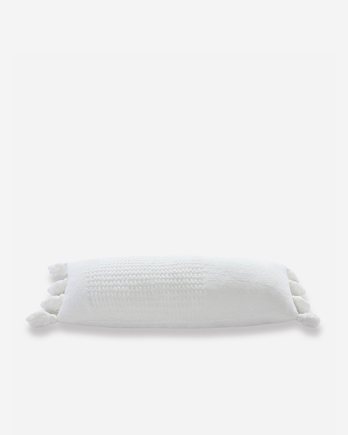 Braided Pom Pom Lumbar Pillow - Che Cose Belle