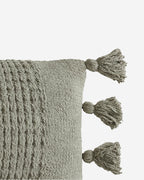 Braided Pom Pom Lumbar Pillow - Che Cose Belle