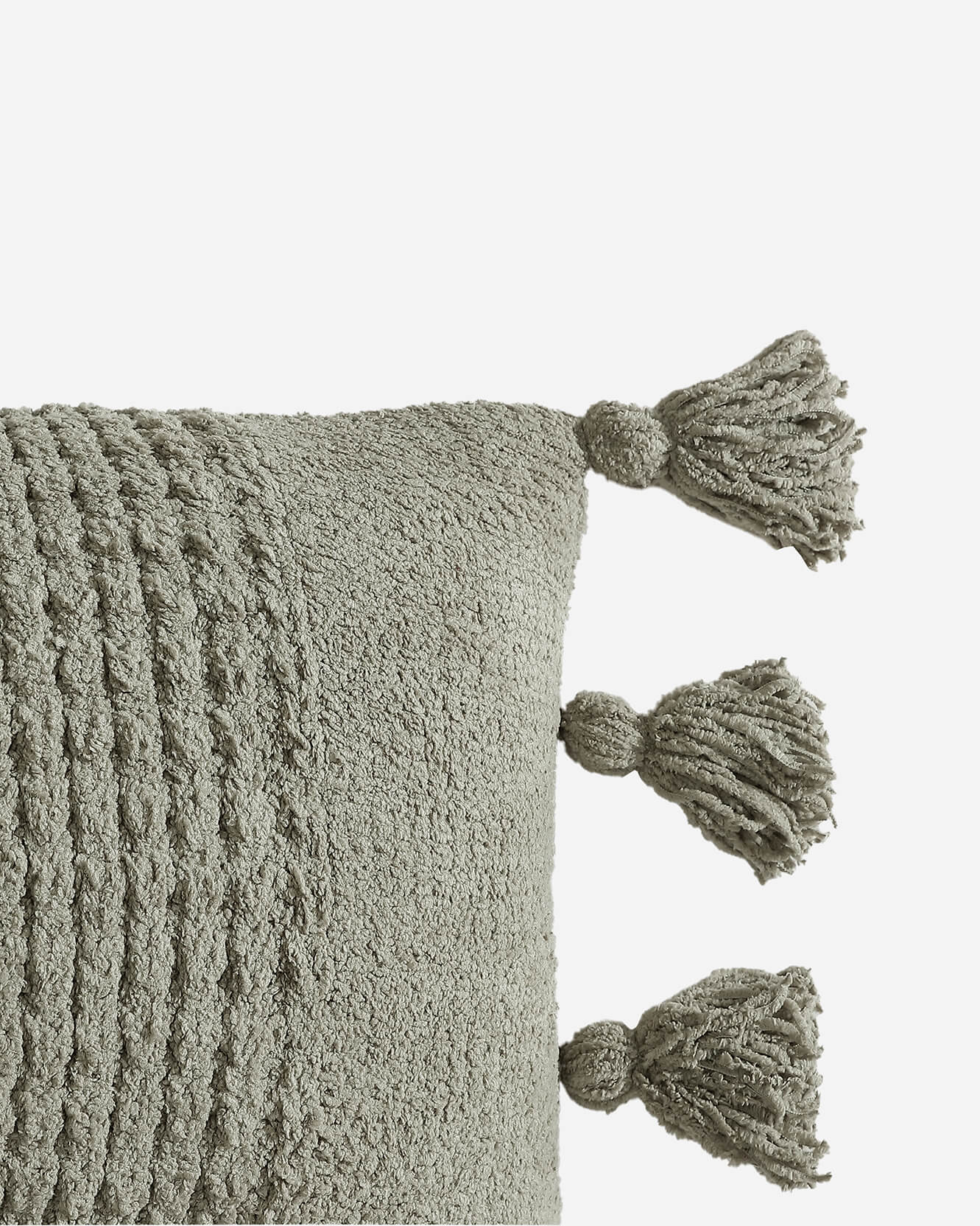 Braided Pom Pom Lumbar Pillow - Che Cose Belle