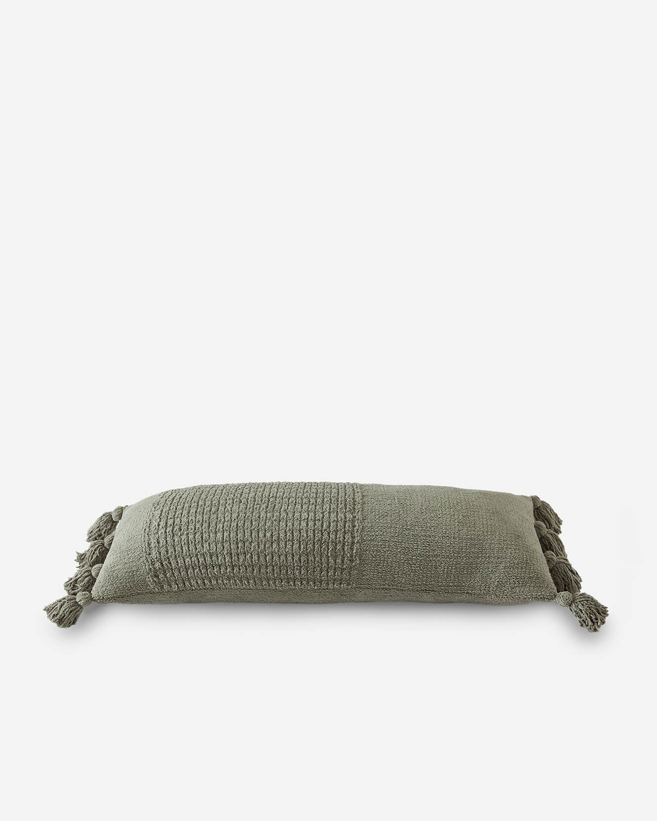 Braided Pom Pom Lumbar Pillow - Che Cose Belle
