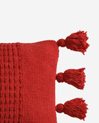 Braided Pom Pom Lumbar Pillow - Che Cose Belle