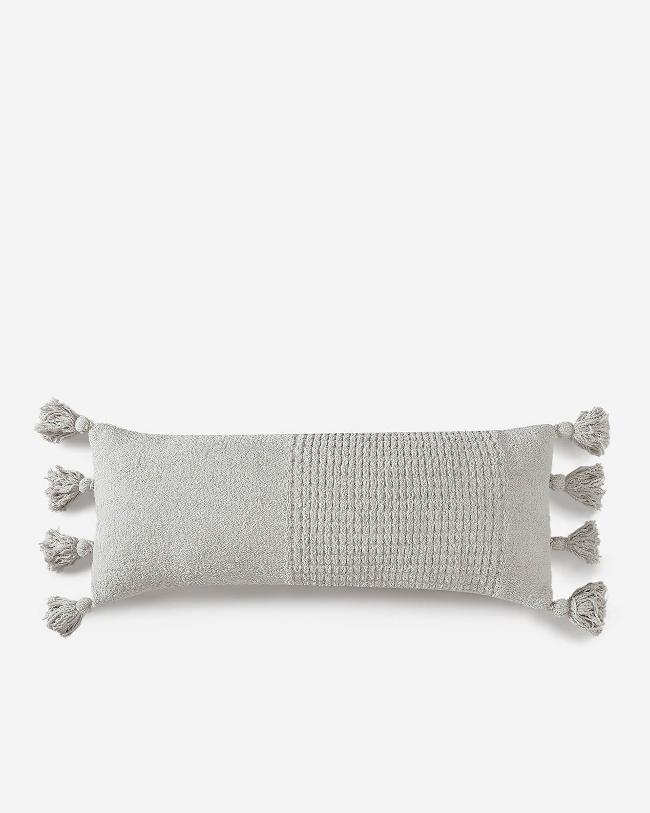 Braided Pom Pom Lumbar Pillow - Che Cose Belle