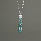 Brayden Turquoise Necklace in Silver - Che Cose Belle