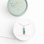 Brayden Turquoise Necklace in Silver - Che Cose Belle