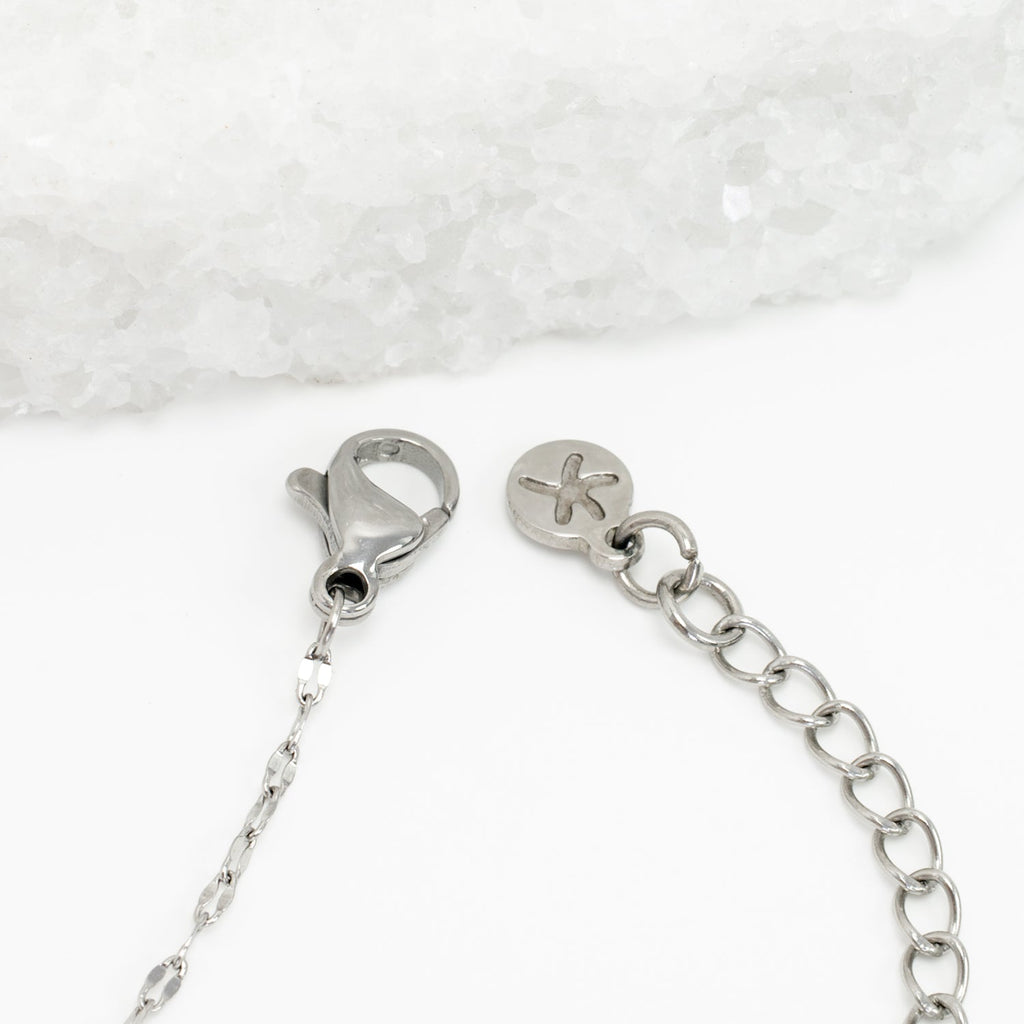 Brayden Turquoise Necklace in Silver - Che Cose Belle