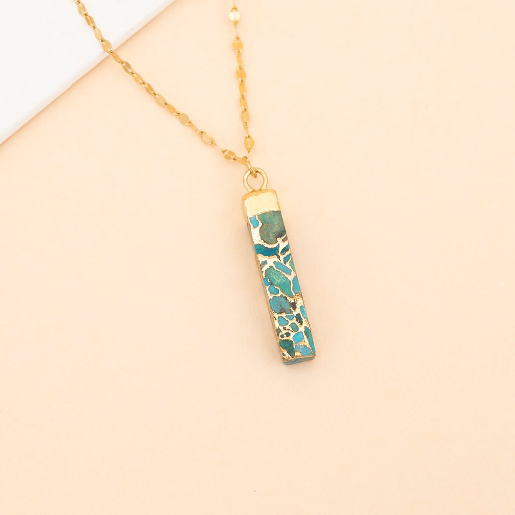 Brayden Turquoise Pendant Necklace - Che Cose Belle