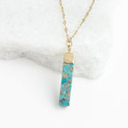Brayden Turquoise Pendant Necklace - Che Cose Belle