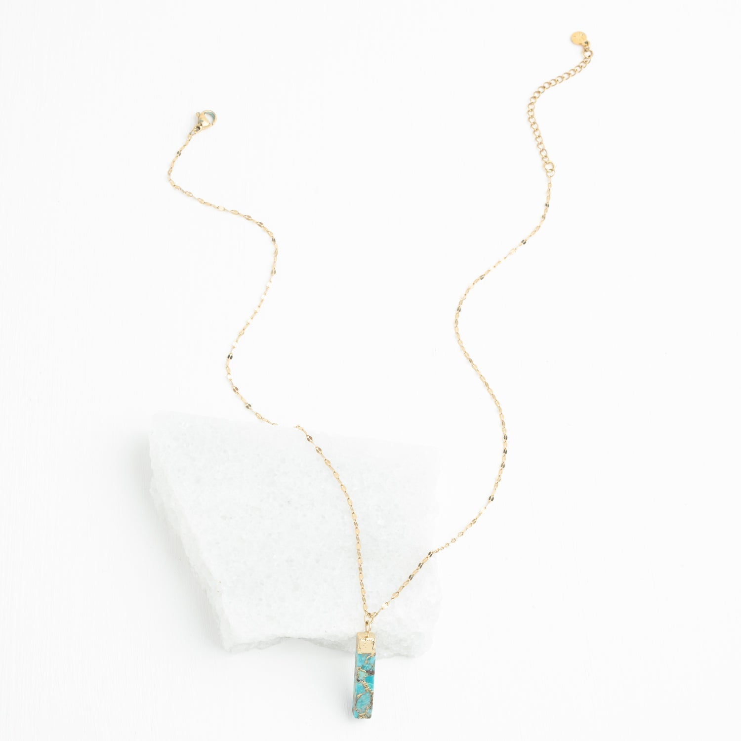 Brayden Turquoise Pendant Necklace - Che Cose Belle