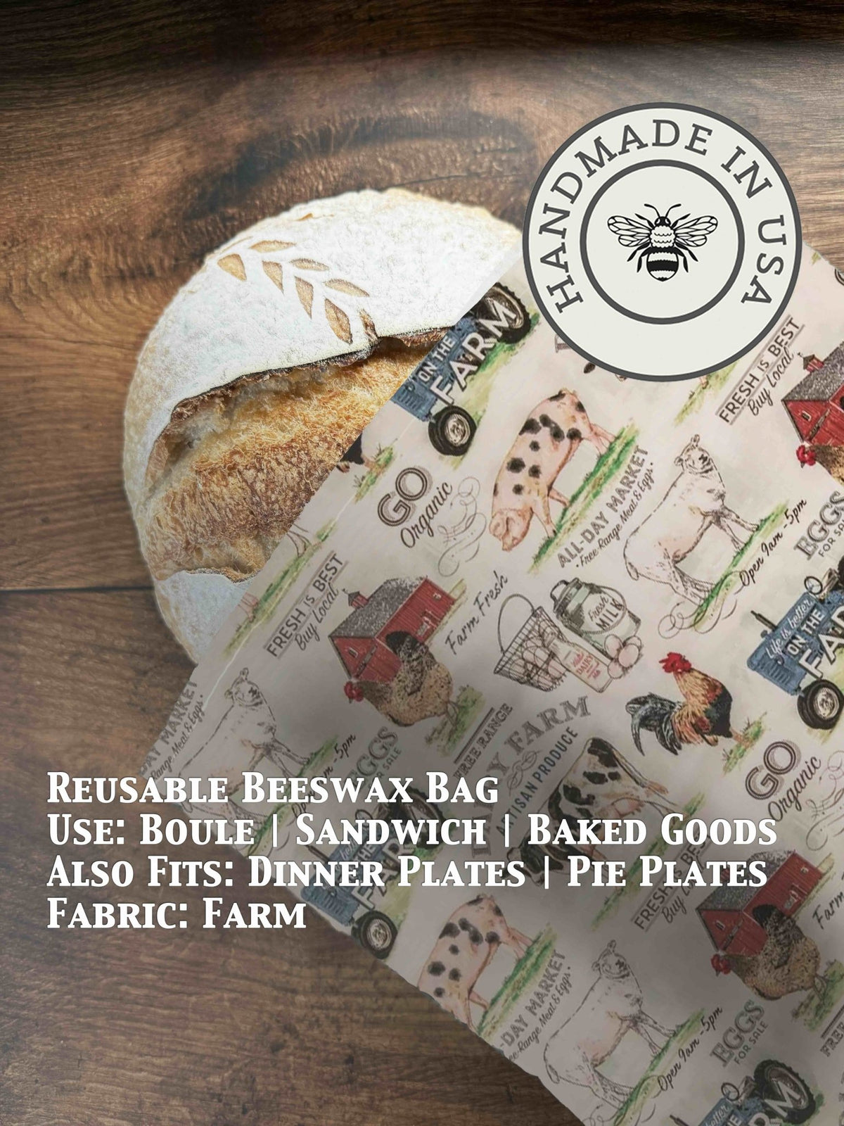 Bread Bag | Beeswaxed - Che Cose Belle