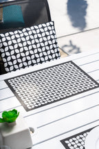 Breeze Block 17.7" Square Pillow - Black - Che Cose Belle