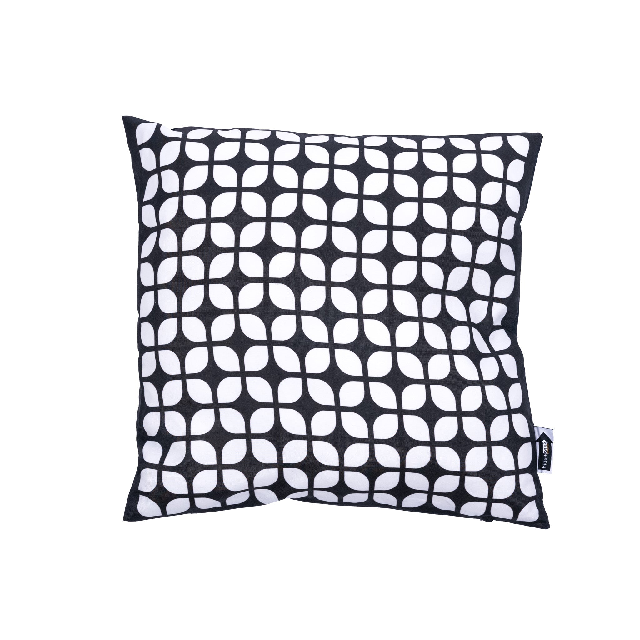 Breeze Block 17.7" Square Pillow - Black - Che Cose Belle