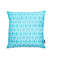 Breeze Block 17.7" Square Pillow - Turquoise - Che Cose Belle